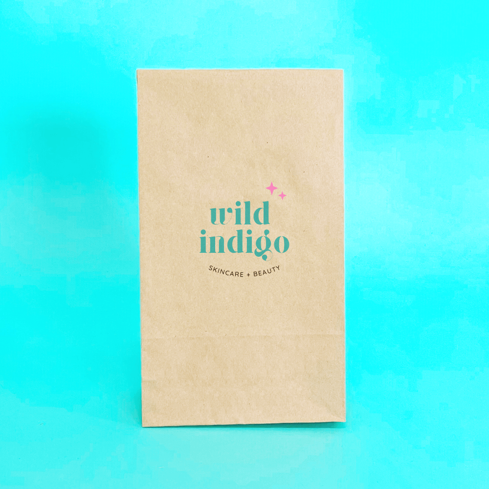 Customised Printed Brown Paper Bags - 175x115x345mm - Sample Customised Printed Brown Paper Bags - 175x115x345mm - Sample