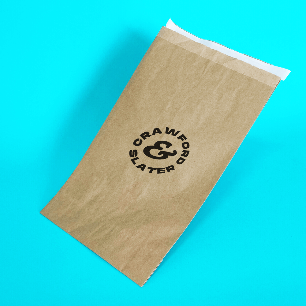 Customised Printed Brown Heavy Duty Paper Mailing Bags - 225x75x425mm Customised Printed Brown Heavy Duty Paper Mailing Bags - 225x75x425mm