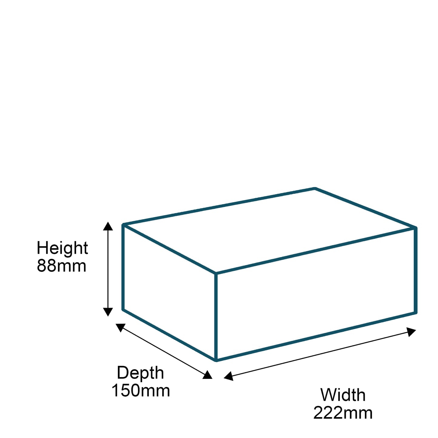 Customised Printed Brown Postal Boxes - 222x150x88mm