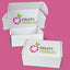 Customised Printed White Postal Boxes - 375x255x150mm - Sample