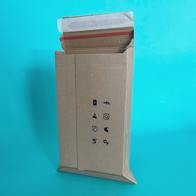 Customised Printed Corrugated Pocket Envelopes - 340x235mm - Sample