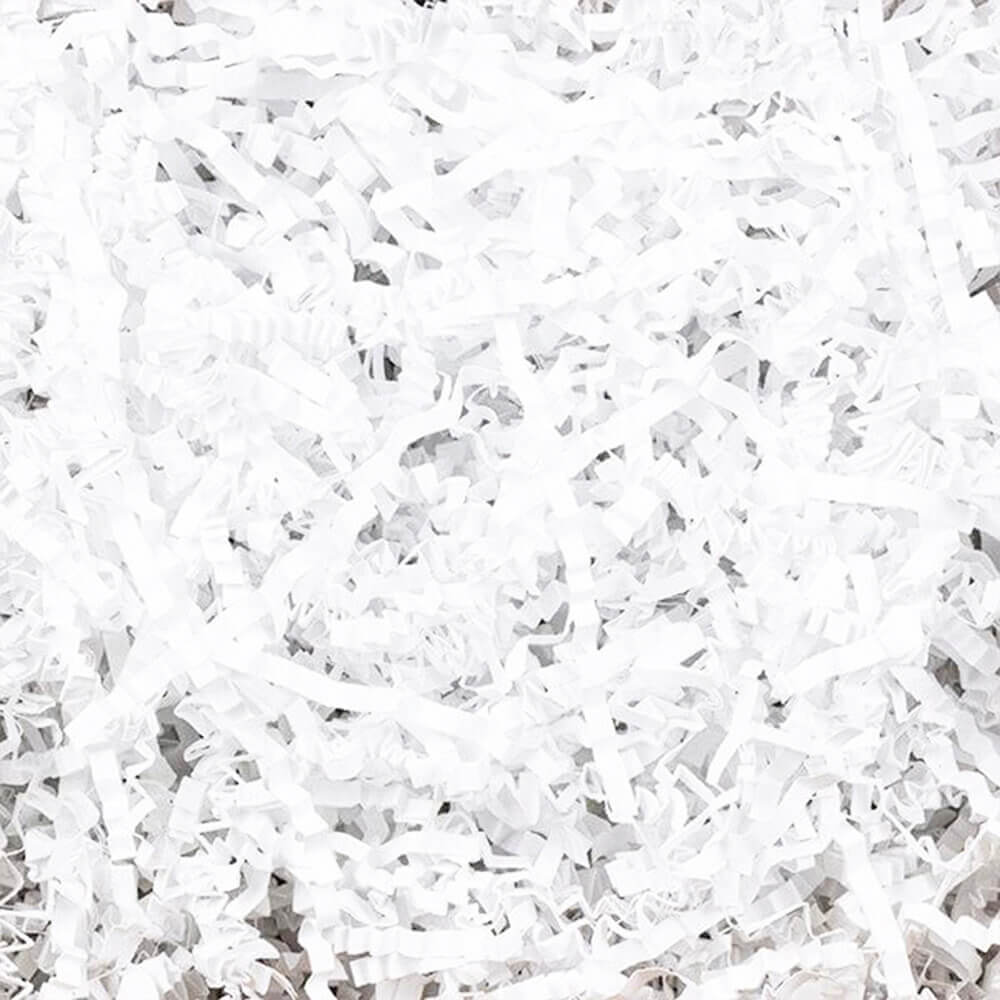 White ZigZag Shredded Paper White ZigZag Shredded Paper
