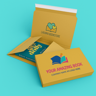 Customised Printed Book Wrap Mailers - 280x210x70mm