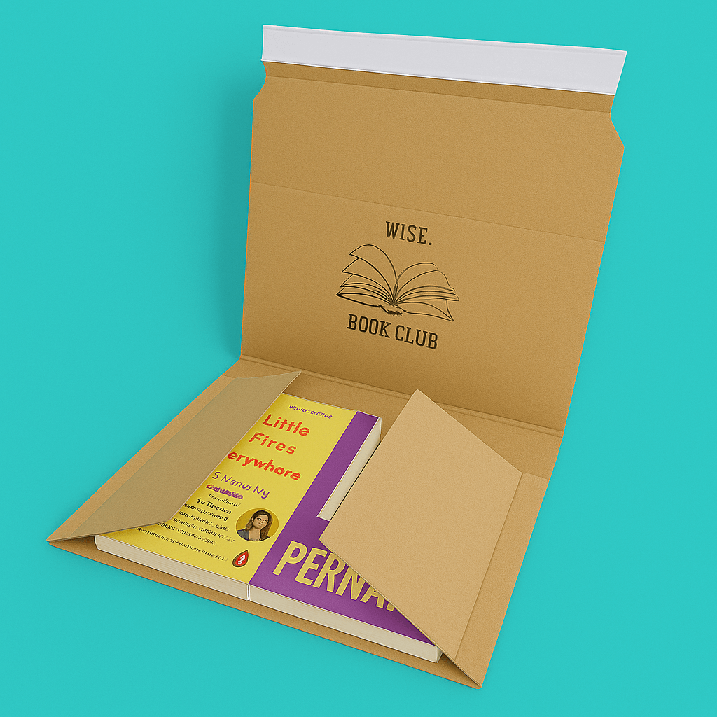 Customised Printed Book Wrap Mailers - 312x250x70mm - Sample