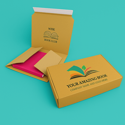 Customised Printed Book Wrap Mailers - 410x320x100mm