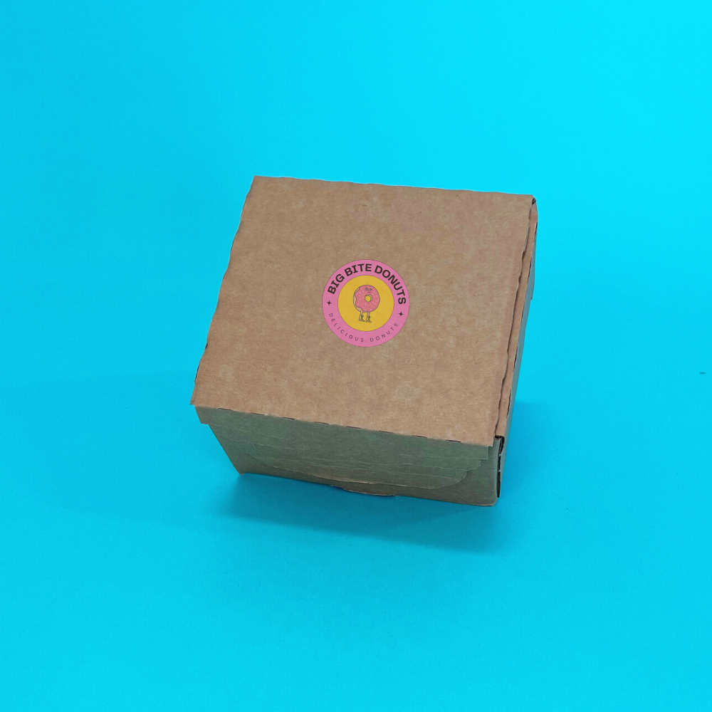 Customised Printed Brown E-Commerce Boxes - 110x100x70mm