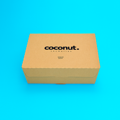 Customised Printed Brown E-Commerce Boxes - 222x150x88mm