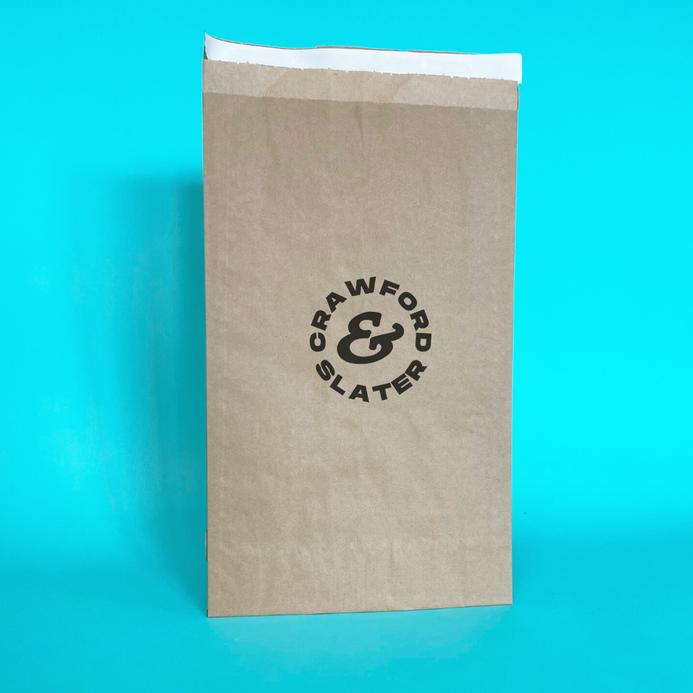 Customised Printed Brown Heavy Duty Paper Mailing Bags - 225x75x425mm