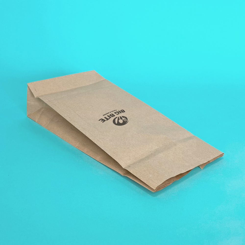 Customised Printed Brown Paper Bags - 175x115x345mm