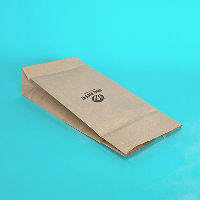 Customised Printed Brown Paper Bags - 175x115x345mm - Sample