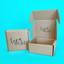 Customised Printed Brown Postal Boxes - 160x150x75mm - Sample
