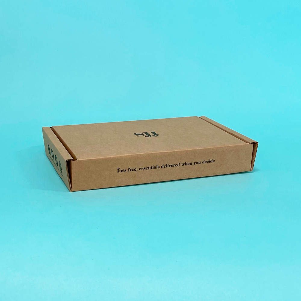 Customised Printed Brown Postal Boxes - 240x160x40mm