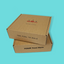 Customised Printed Brown Postal Boxes - 240x240x80mm