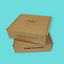Customised Printed Brown Postal Boxes - 240x240x80mm - Sample
