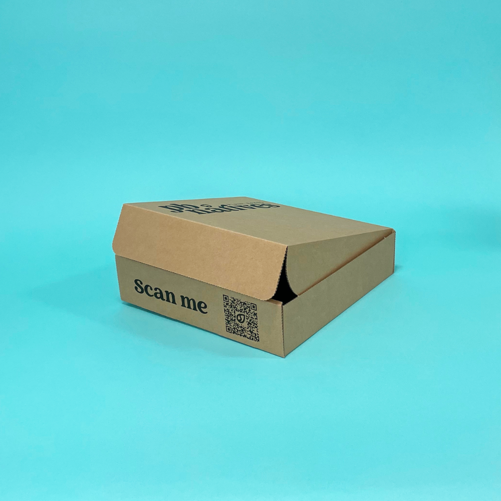 Customised Printed Brown Postal Boxes - 254x254x63mm