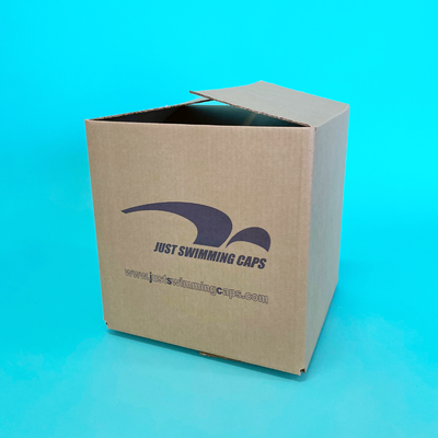 Customised Printed Brown Postal Boxes - 305x305x305mm
