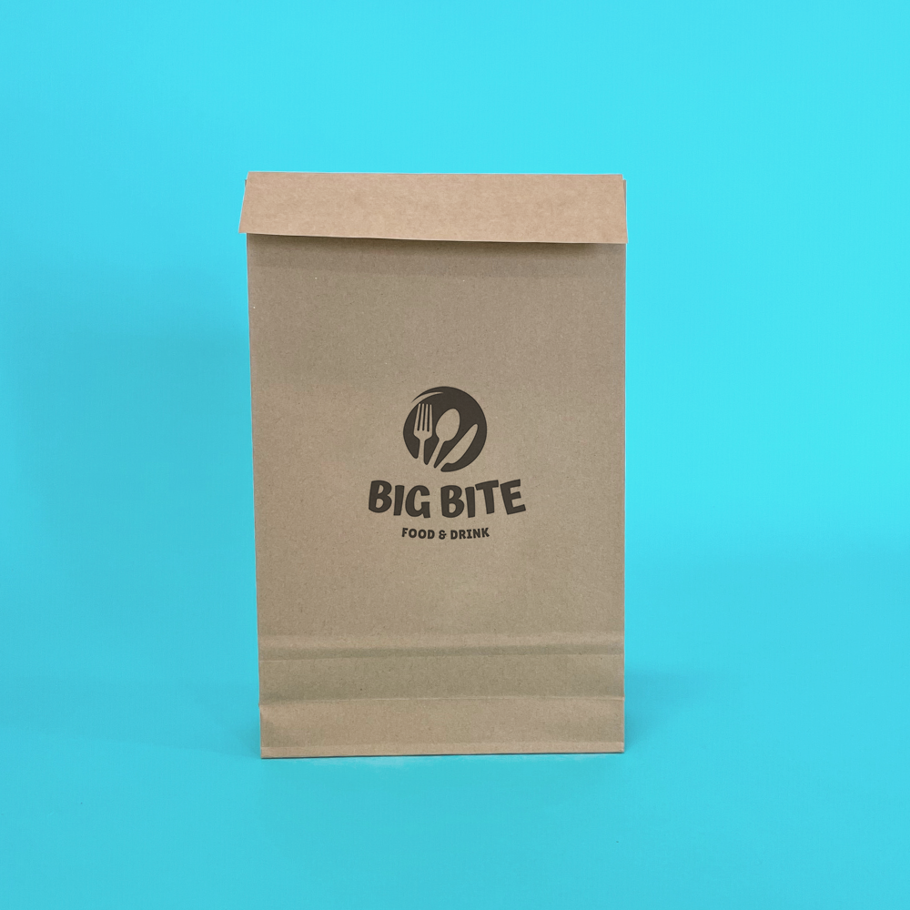 Customised Printed Brown Standard Duty Paper Mailing Bags - 190x50x300mm - Sample