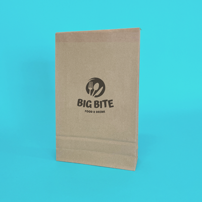 Customised Printed Brown Standard Duty Paper Mailing Bags - 250x50x353mm - Sample