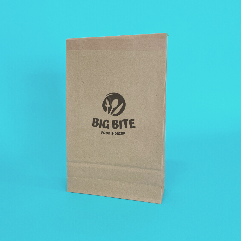 Customised Printed Brown Standard Duty Paper Mailing Bags - 250x50x353mm - Sample