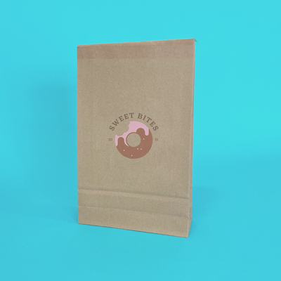 Customised Printed Brown Standard Duty Paper Mailing Bags - 260x70x410mm