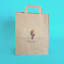 Customised Printed Brown Tape Handle Paper Carrier Bags - 254x140x295mm - Sample