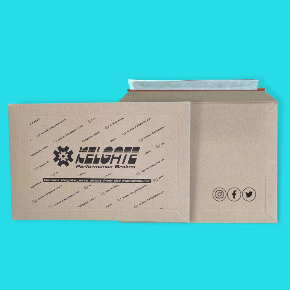 Customised Printed Cardboard Envelopes - Premium Corrugated Board - 194x292mm - Sample