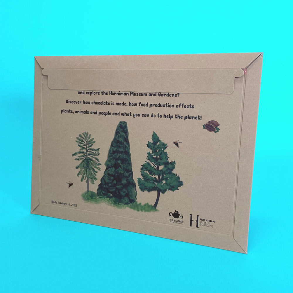 Customised Printed Cardboard Envelopes - Standard Solid Board - 234x334mm