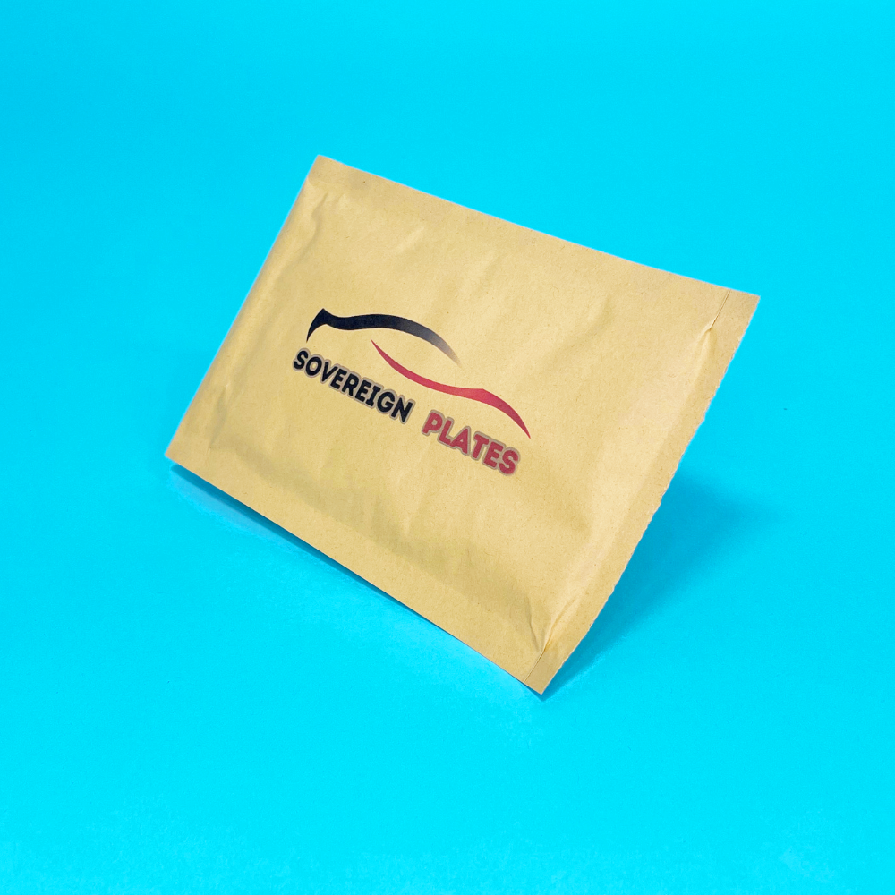 Customised Printed Gold Padded Envelopes - 120x165mm - Sample