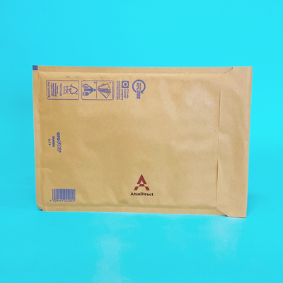 Customised Printed Gold Padded Envelopes - 120x215mm - Sample