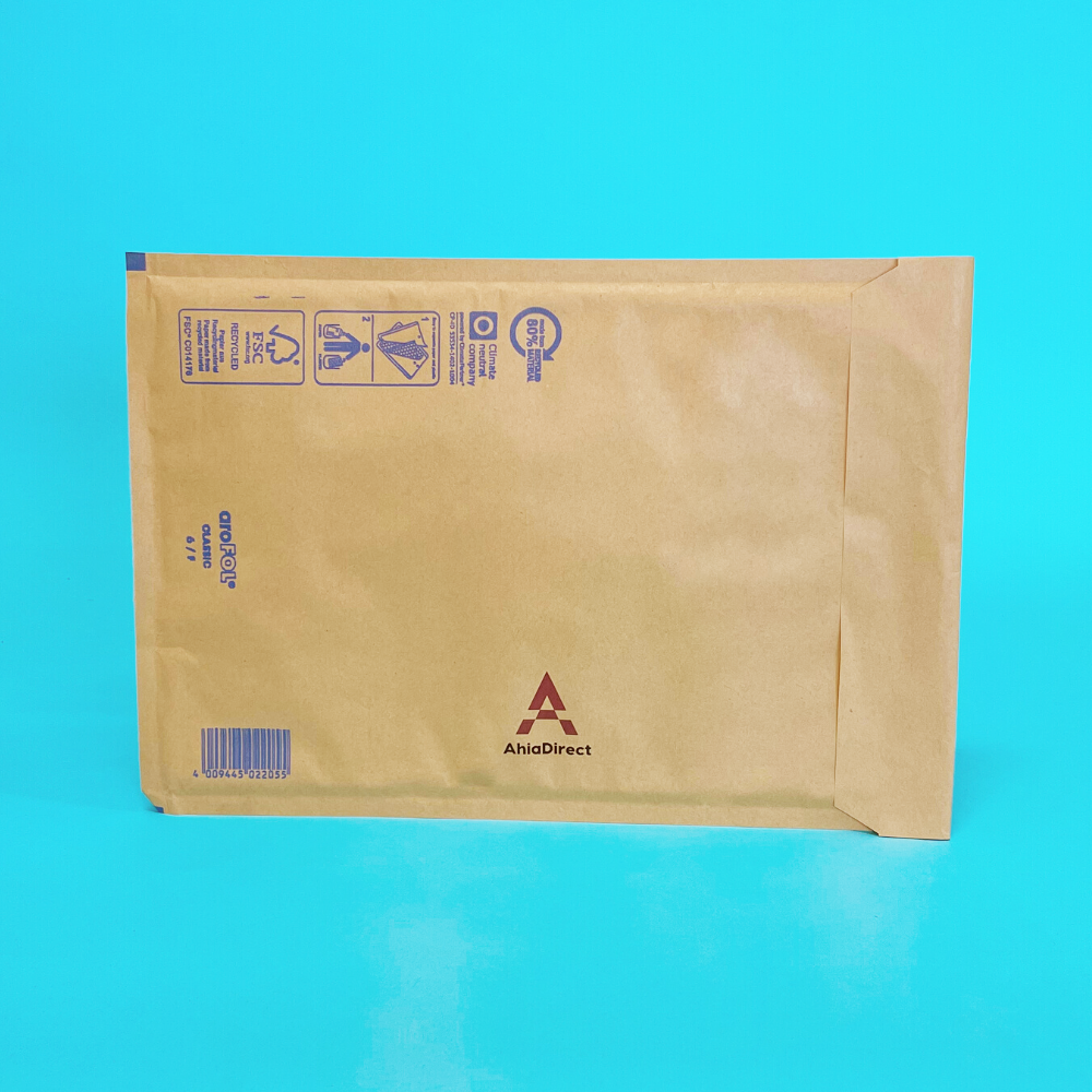Customised Printed Gold Padded Envelopes - 300x445mm - Sample