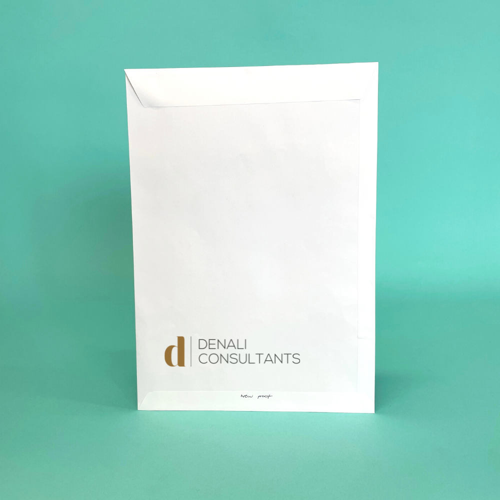 Customised Printed Self Seal C4 Non Windowed Pocket Envelopes - 324x229mm