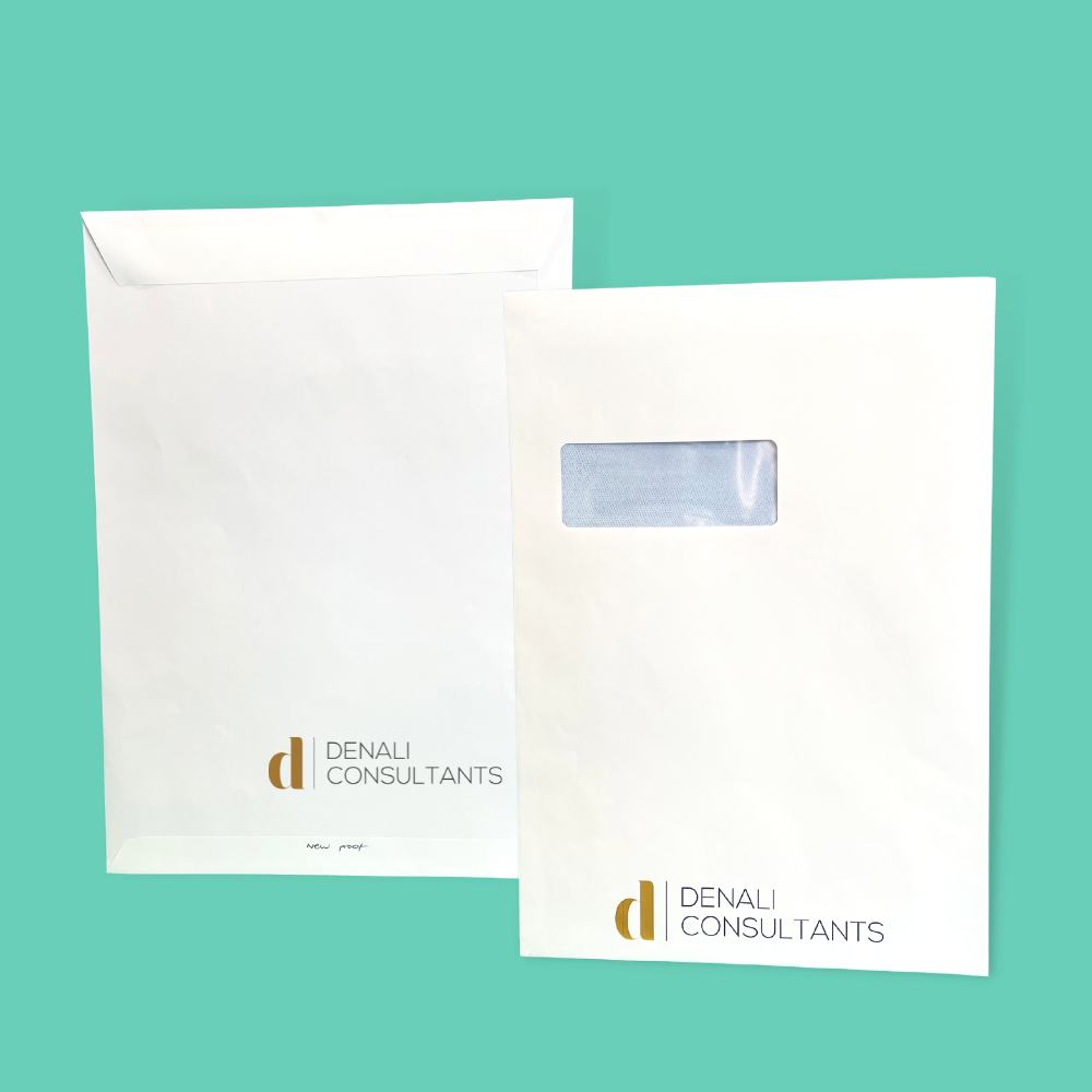 Customised Printed Self Seal C4 Windowed Pocket Envelopes - 324x229mm