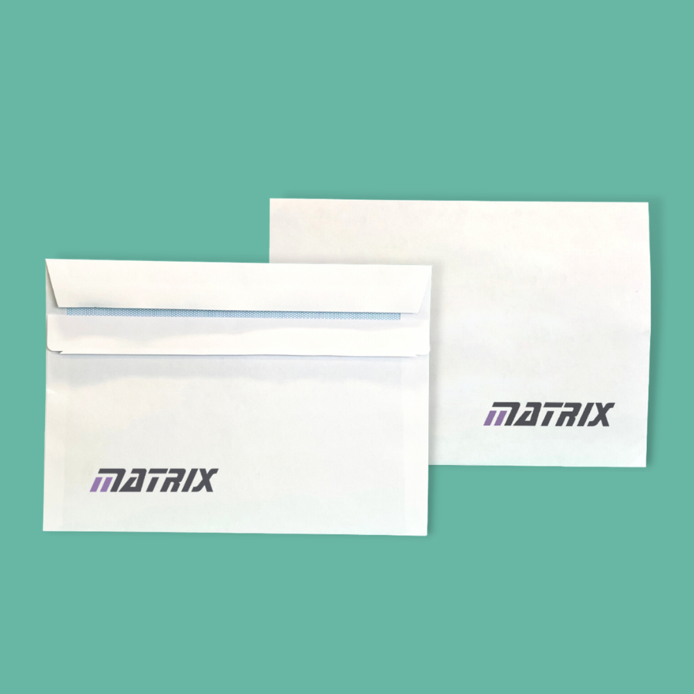 Customised Printed Self Seal C5 Non Windowed Wallet Envelopes - 162x229mm - Sample