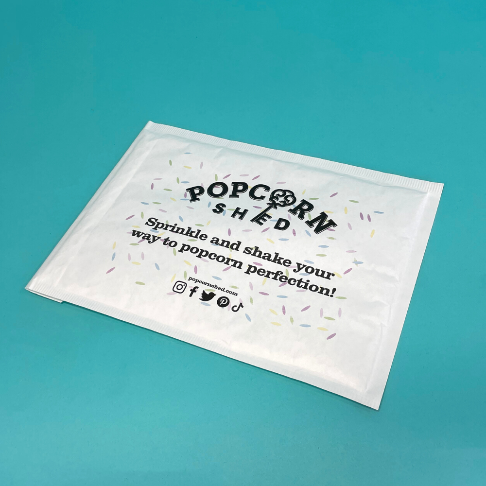 Customised Printed White Padded Envelopes - 180x265mm - Sample