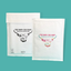 Customised Printed White Padded Envelopes - 180x265mm