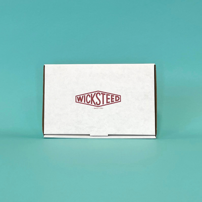 Customised Printed White Postal Boxes - 223x138x20mm