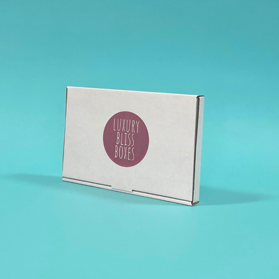 Customised Printed White Postal Boxes - 344x235x20mm