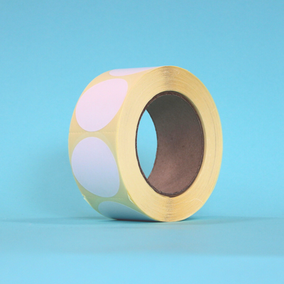 White Paper Circle Labels