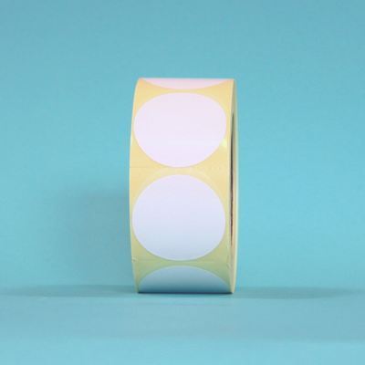White Paper Circle Labels
