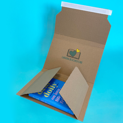 Customised Printed Book Wrap Mailers - 280x210x70mm