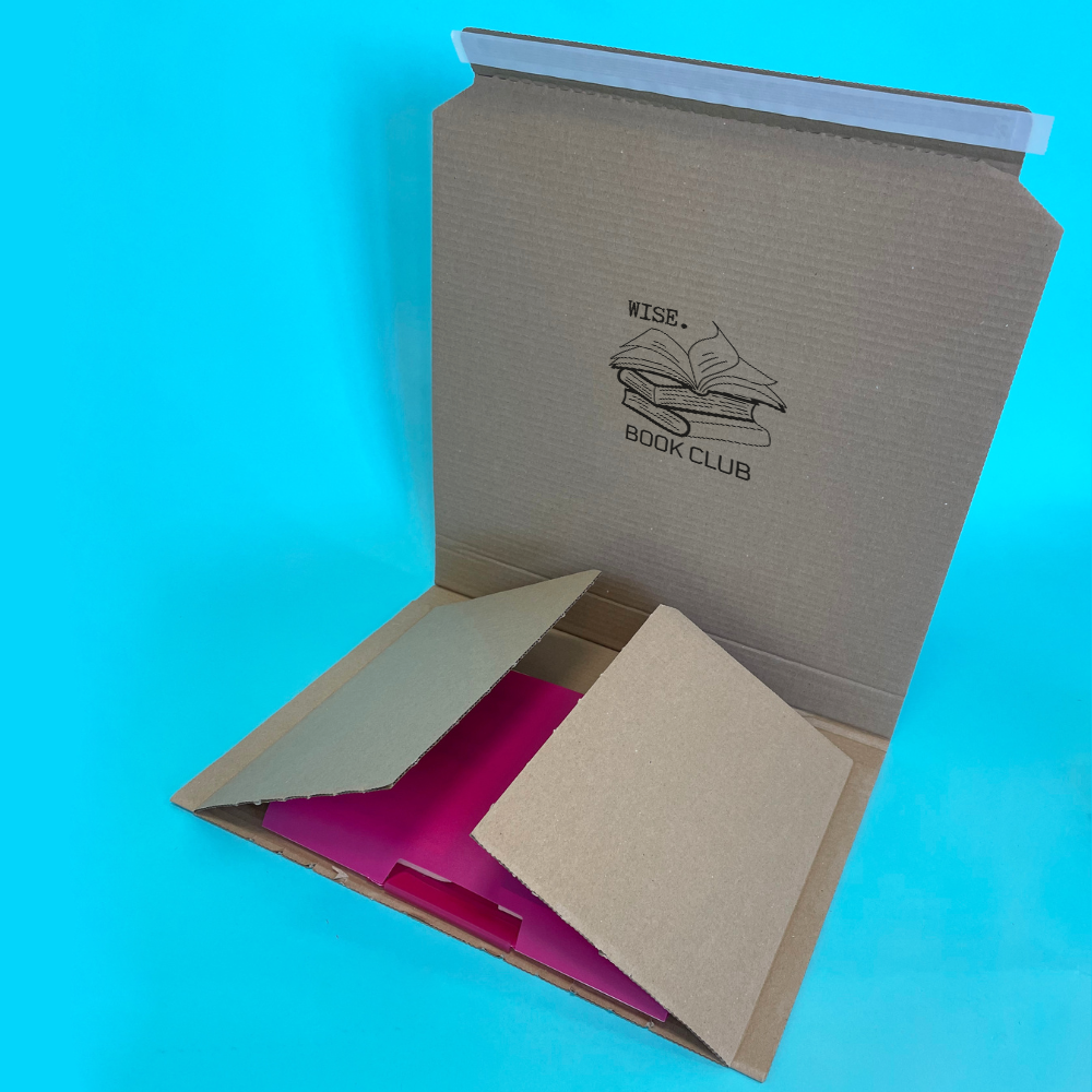 Customised Printed Book Wrap Mailers - 406x302x70mm - Sample