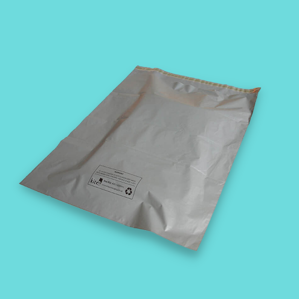Standard Grey Polythene Mailing Bags & Sacks - 350x405mm