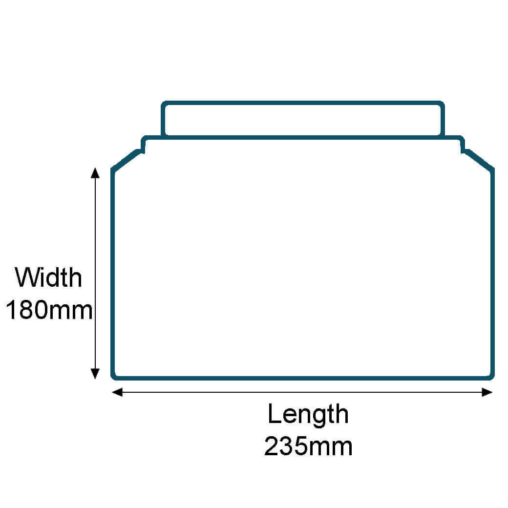 Customised Printed Cardboard Envelopes - Standard Solid Board - 180x235mm - Sample