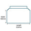 Customised Printed Cardboard Envelopes - Standard Solid Board - 180x235mm