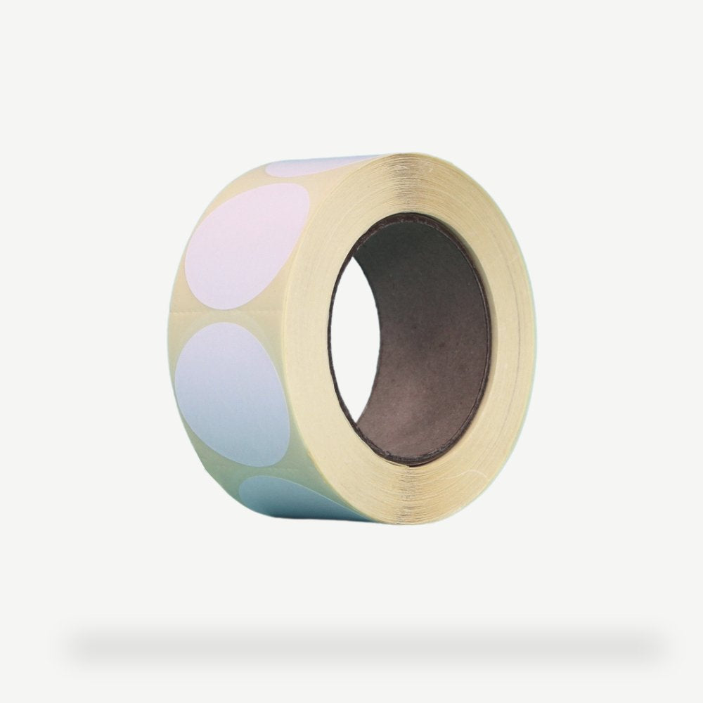 White Paper Circle Labels