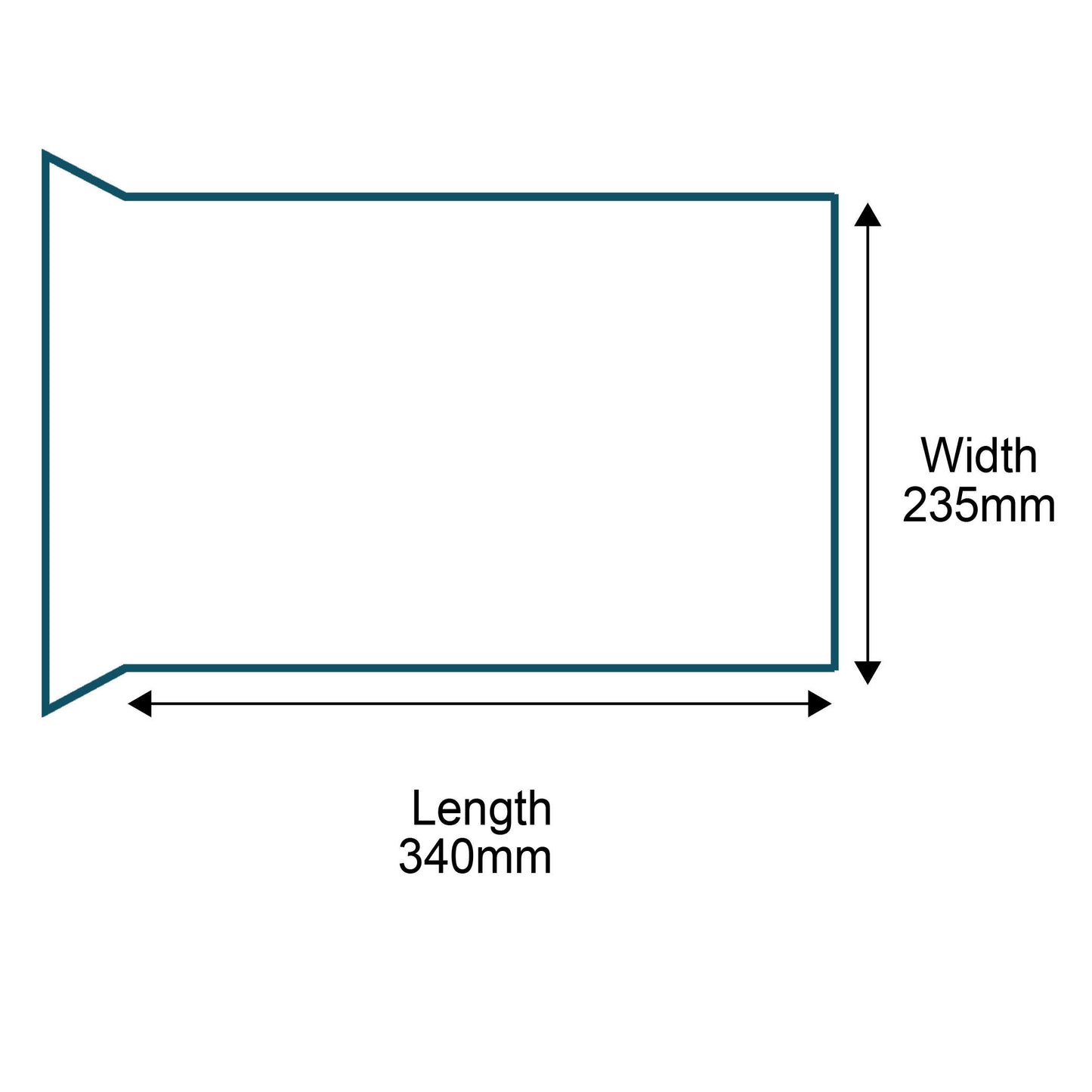 Customised Printed Corrugated Pocket Boxes - 340x235mm