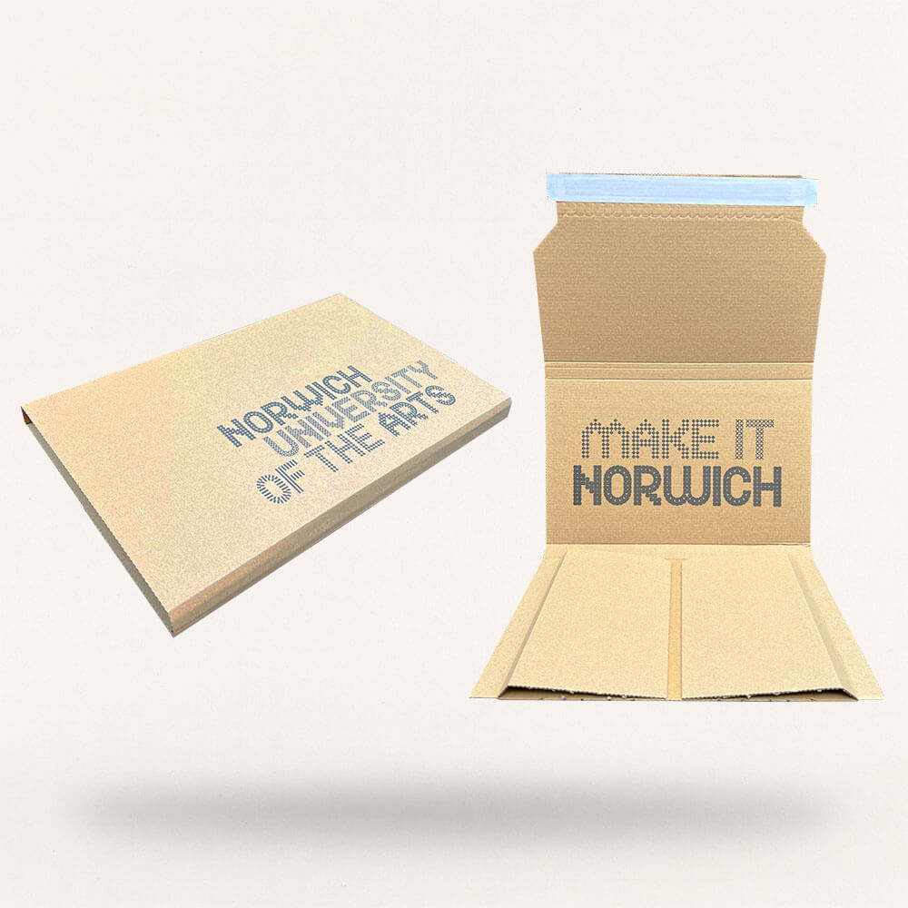 Customised Printed Book Wrap Mailers Printed Sample