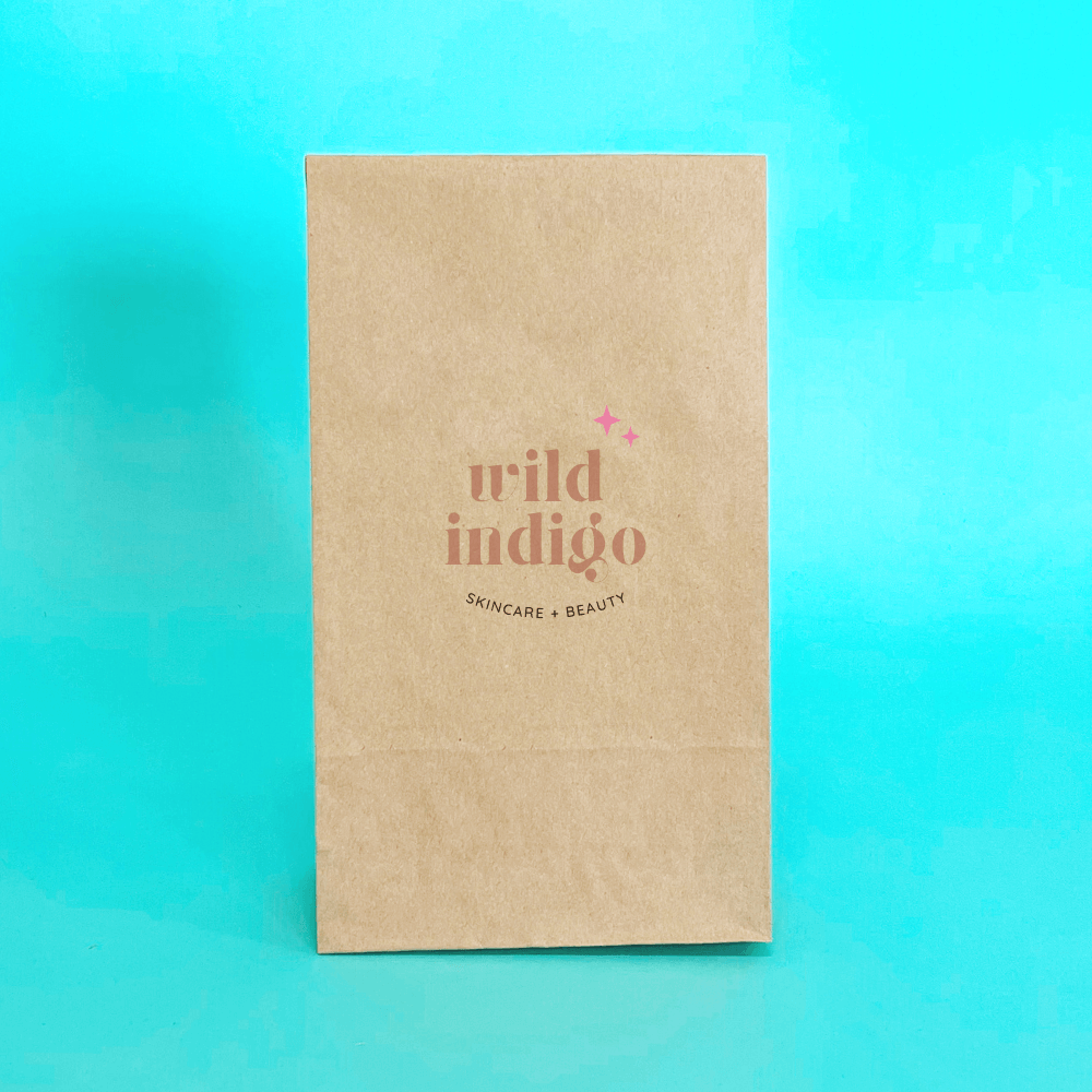 Customised Printed Brown Paper Bags - 215x90x385mm