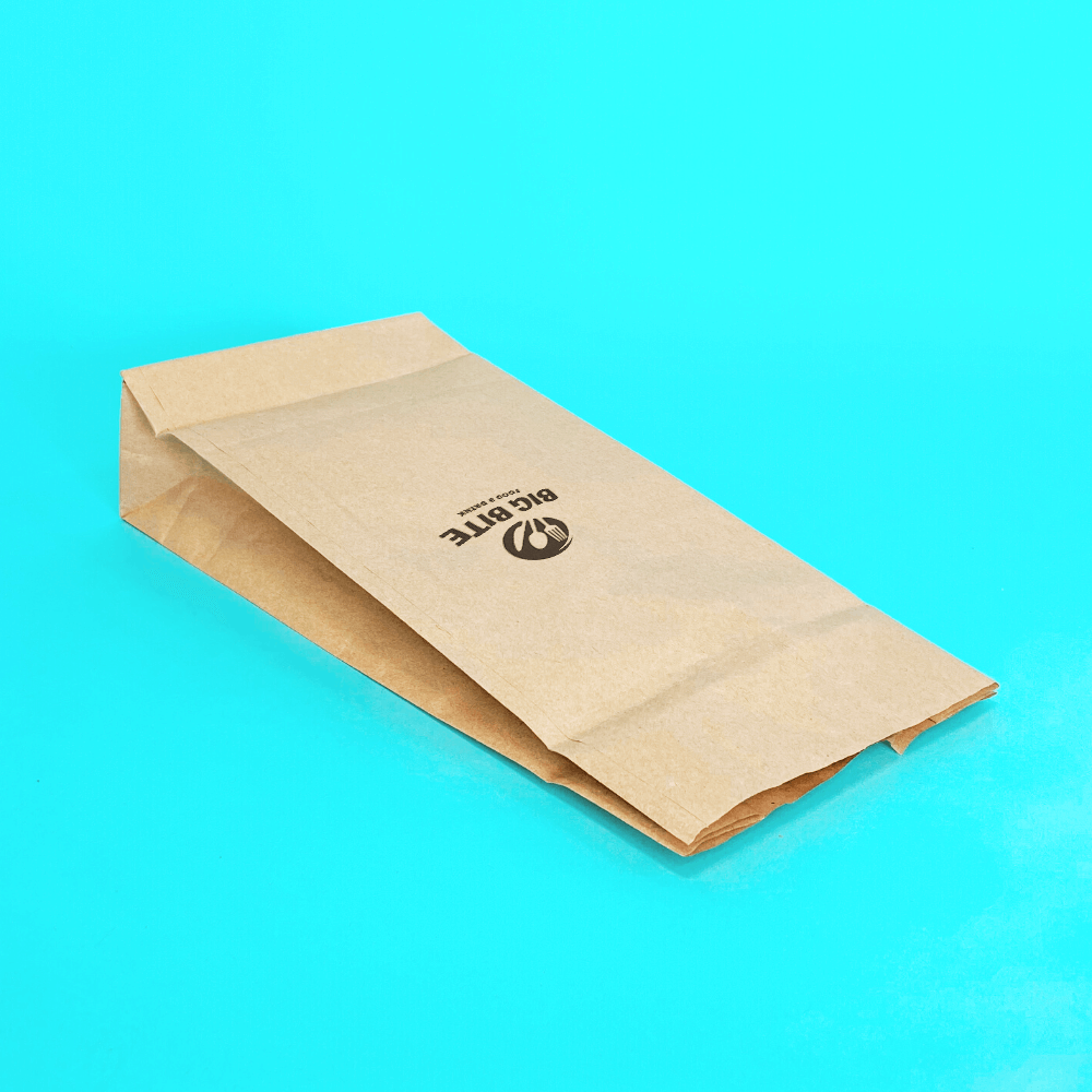 Customised Printed Brown Paper Bags - 215x90x385mm