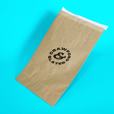 Customised Printed Brown Heavy Duty Paper Mailing Bags - 330x100x485mm